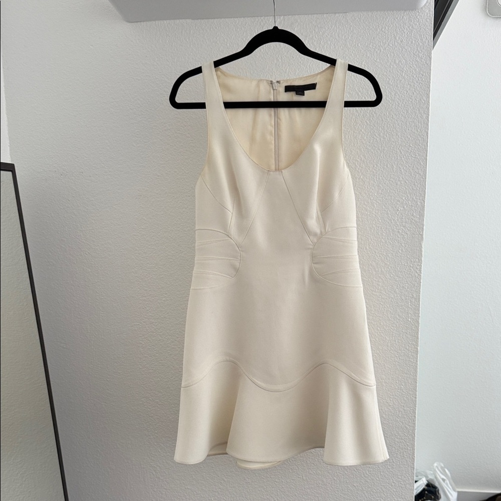 Alexander Wang Elegant Cream Sleeveless Dress